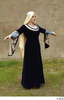  Photos Woman in Historical Dress 23 Blue dress Medieval clothing t poses whole body 0002.jpg